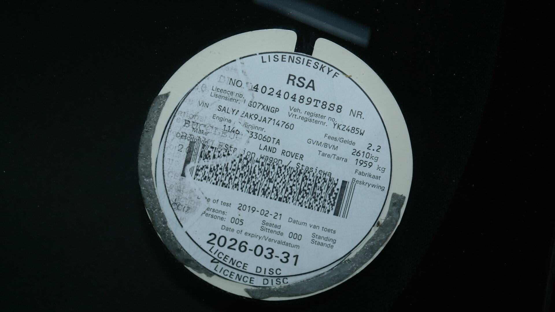 Repossessed Land Rover Range Rover Velar 3.0 2018 on auction with a price of R 754,500. Land Rover Range Rover Velar 3.0