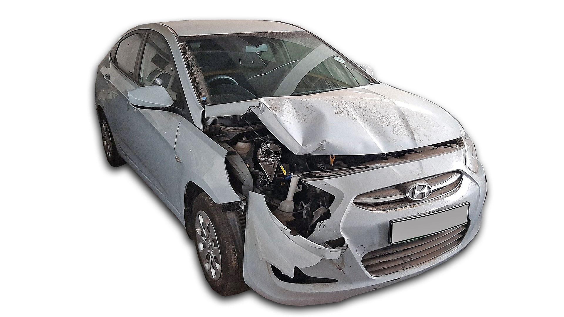 Repossessed Hyundai Accent 2015 on auction with a price of R 105,565. Hyundai Accent