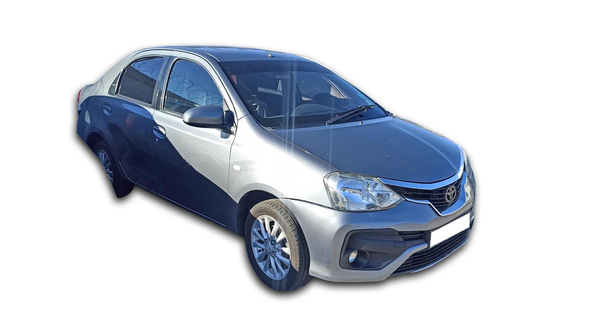 Repossessed Toyota Etios 1.5 XS/SPRINT 2017 on auction with a price of R 118,700. Toyota Etios 1.5 XS/SPRINT