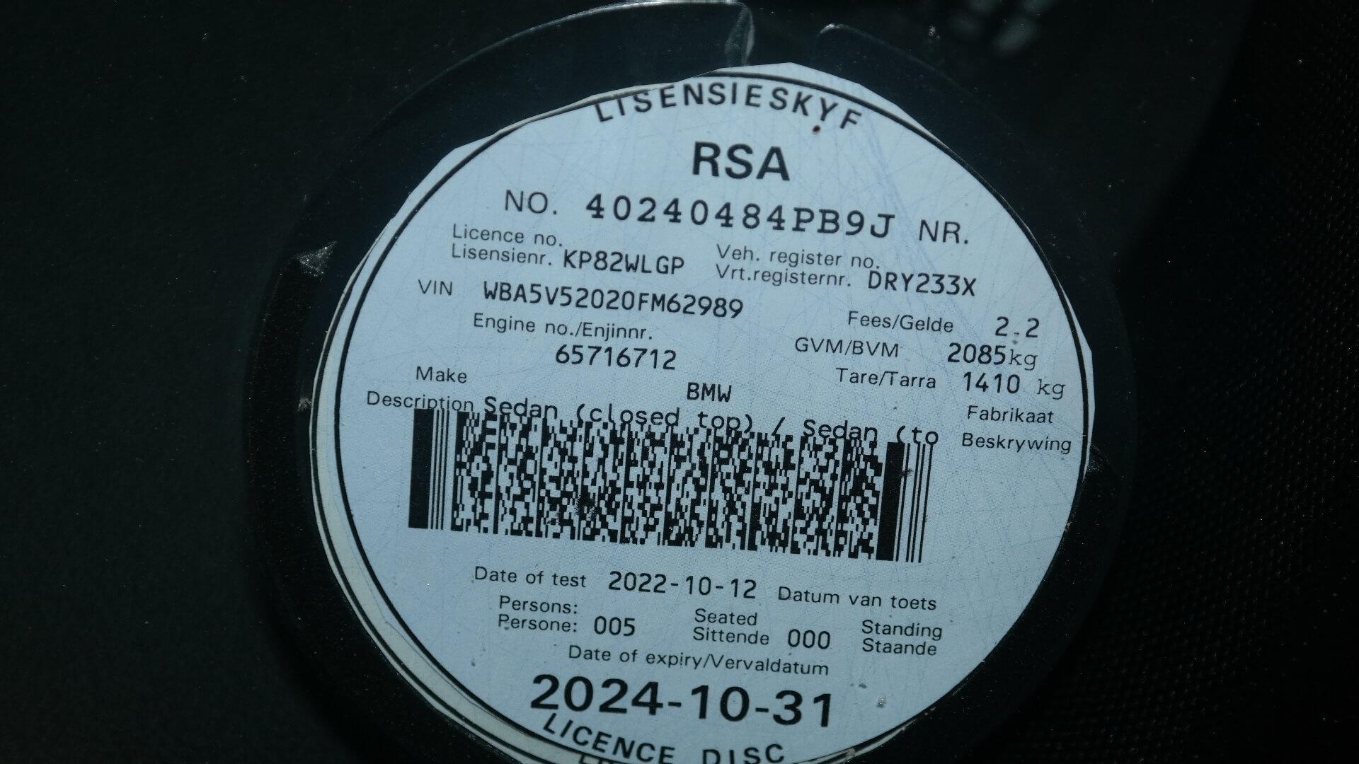 Repossessed BMW 3 Series 320D M Mzansi Edition A/T (G20) 2022 on auction with a price of R 695,400. BMW 3 Series 320D M Mzansi Edition A/T (G20)