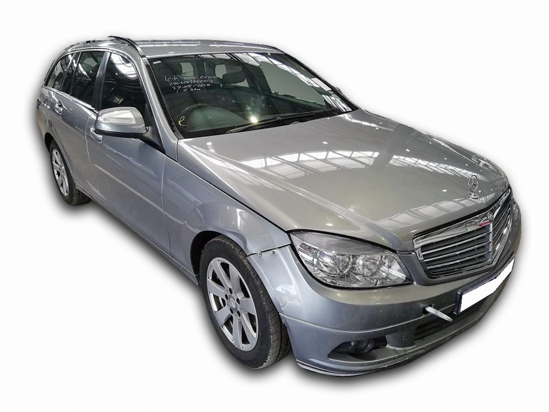 Repossessed Mercedes Benz C200 K Estate 2008 on auction with a price of R 72,400. Mercedes Benz C200 K Estate