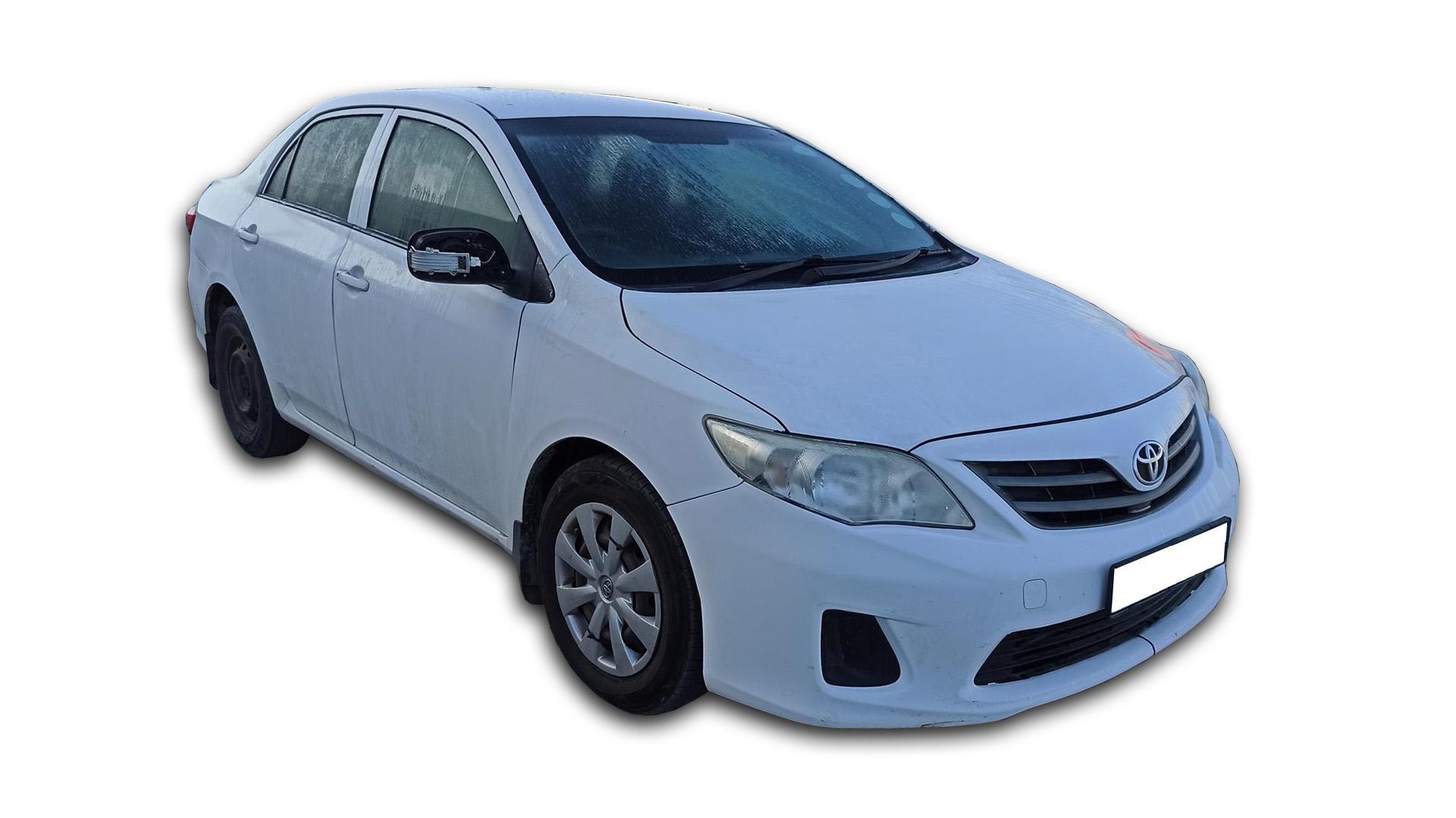 Repossessed Toyota Corolla 1.3 Professional 2012 on auction with a price of R 103,700. Toyota Corolla 1.3 Professional