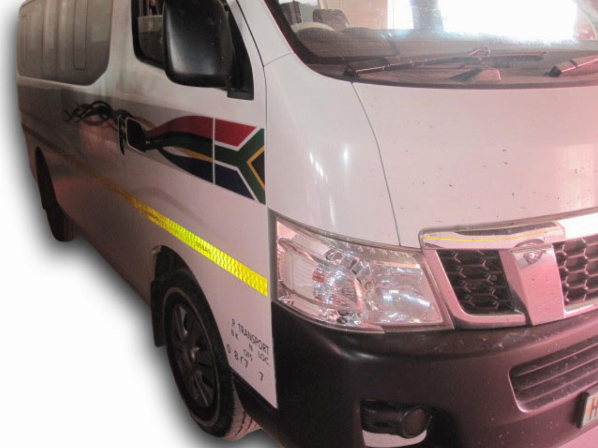 Repossessed Nissan NV350 2.5 16 Seater 2018 on auction with a price of R 276,300. Nissan NV350 2.5 16 Seater