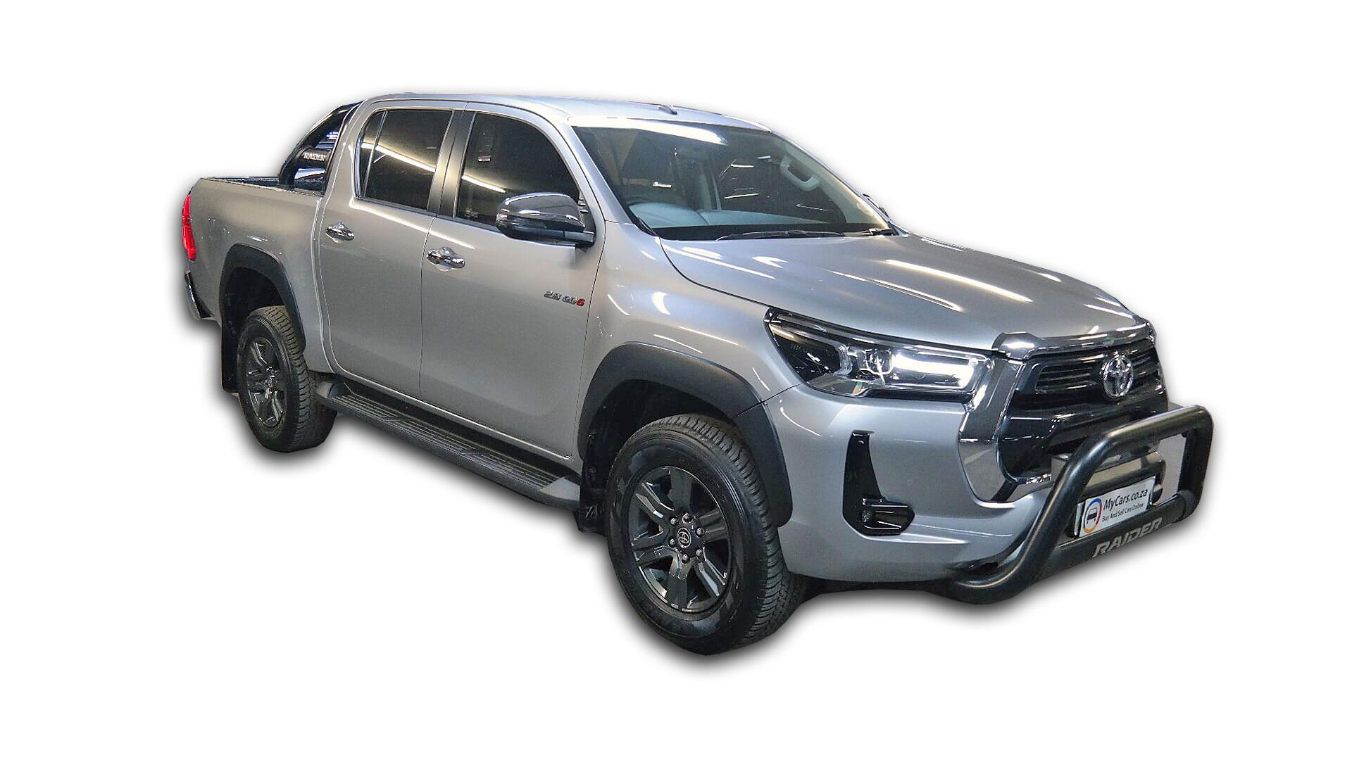 Repossessed Toyota Hilux 2.8 GD-6 RB Raider A/T P/U D/C 2022 on auction with a price of R 520,600. Toyota Hilux 2.8 GD-6 RB Raider A/T P/U D/C