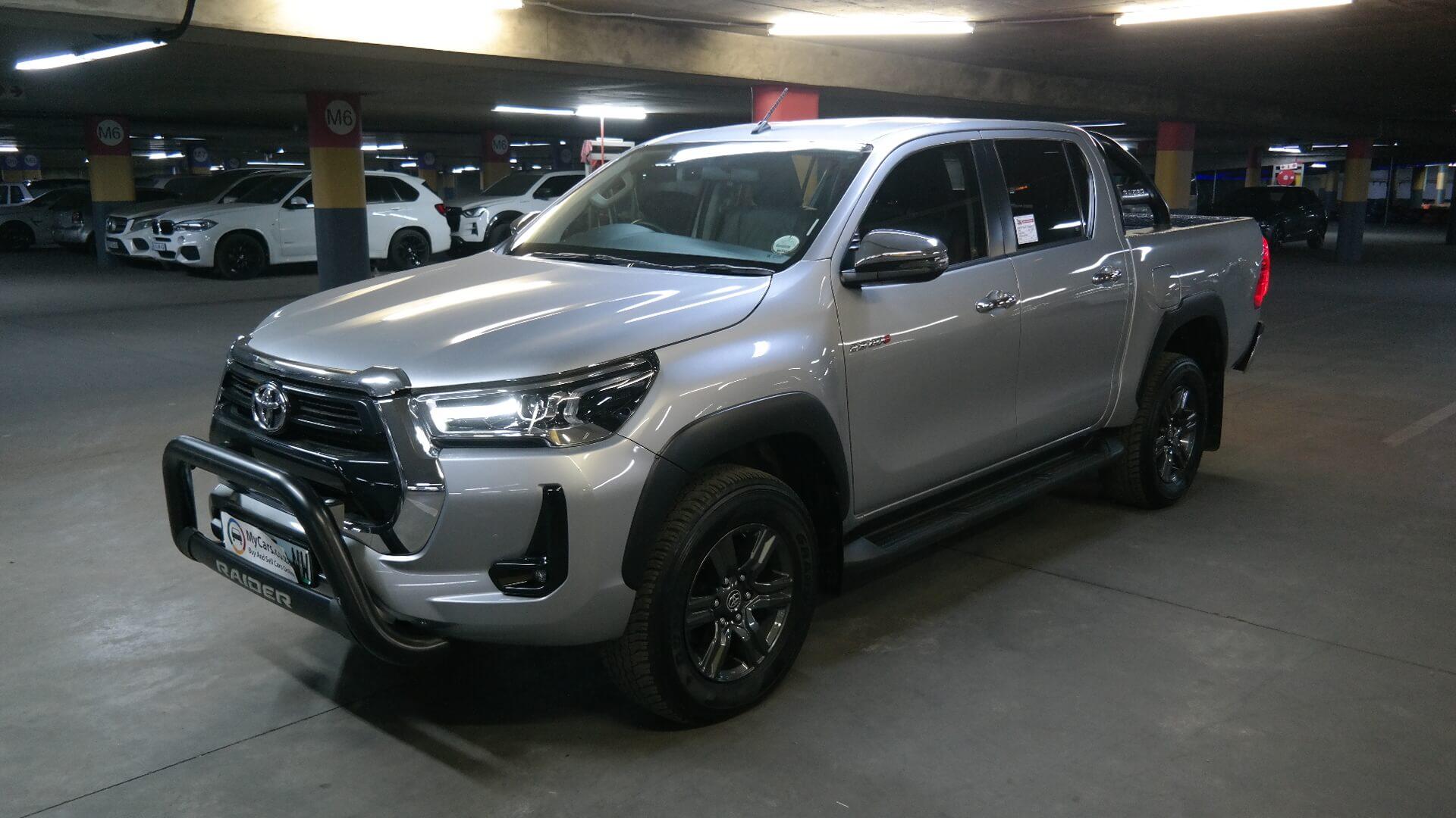 Repossessed Toyota Hilux 2.8 GD-6 RB Raider A/T P/U D/C 2022 on auction with a price of R 520,600. Toyota Hilux 2.8 GD-6 RB Raider A/T P/U D/C